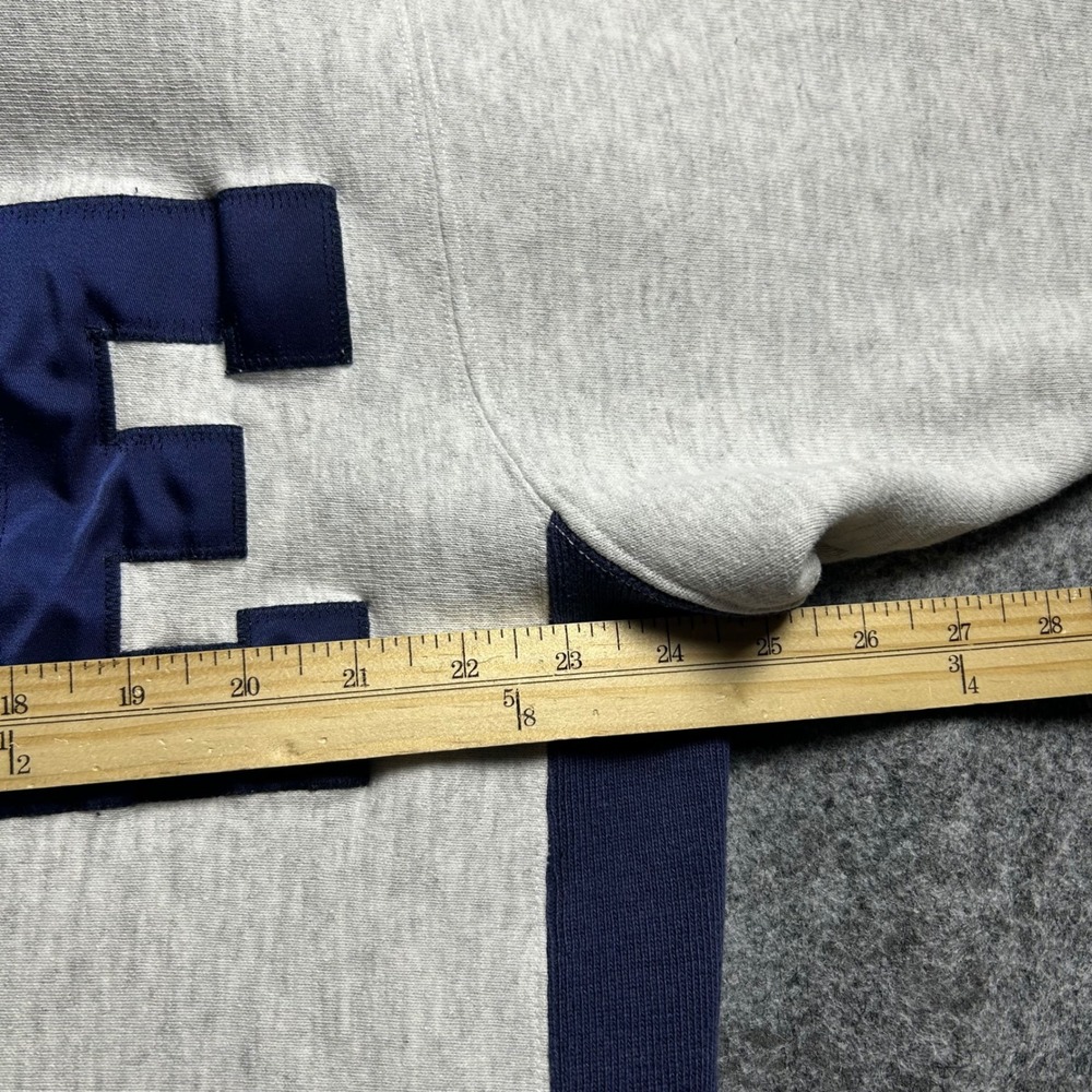 Vintage Duke University Sweatshirt Desert Sportswear Grey Navy XL Retro 90s - Picture 6 of 6